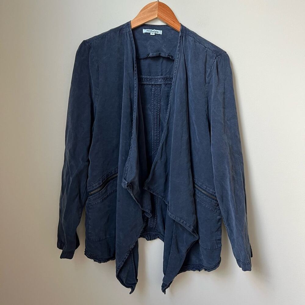 Nostalgia Open Cardigan Light Cargo Jacket Women's Size S